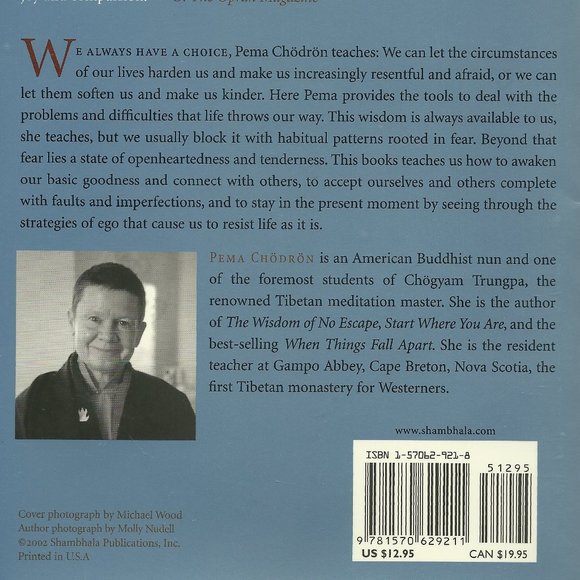 The Places that Scare You: A Guide to Fearlessness in Difficult Times - Chödrön - Picture 3 of 3